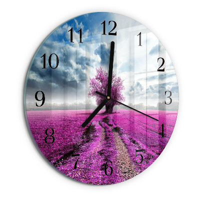 Round wall clock Field