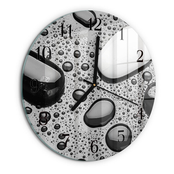 Round wall clock Stones