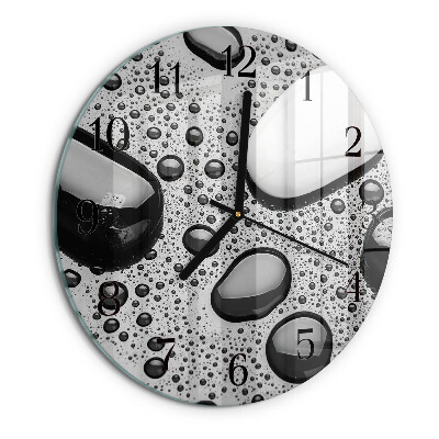 Round wall clock Stones