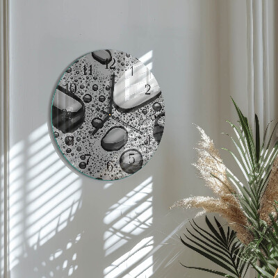 Round wall clock Stones