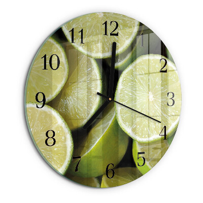 Round wall clock Calcium carbonate