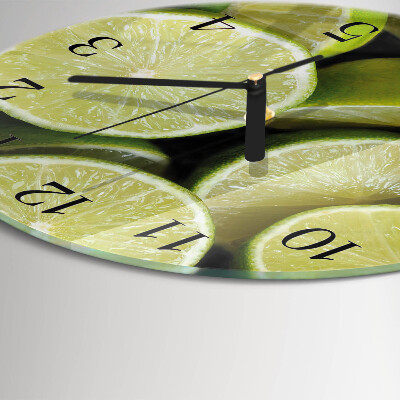 Round wall clock Calcium carbonate