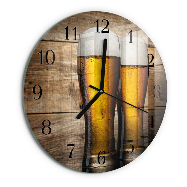 Round wall clock Beer