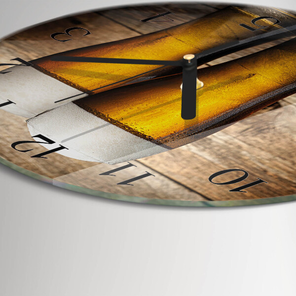 Round wall clock Beer