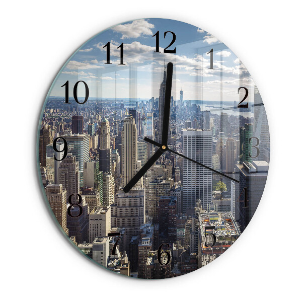 Round wall clock City