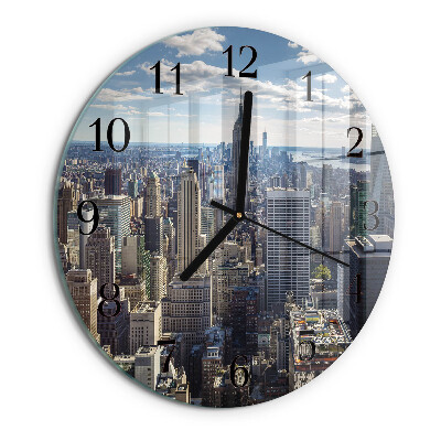 Round wall clock City
