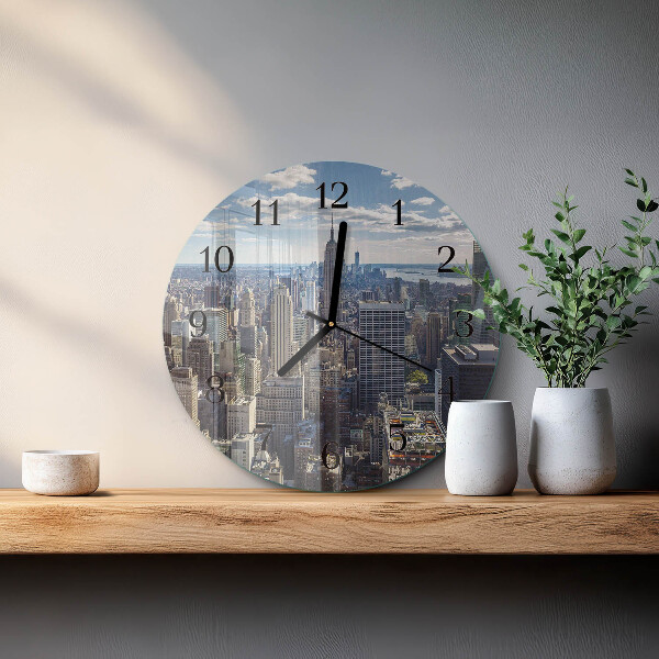 Round wall clock City