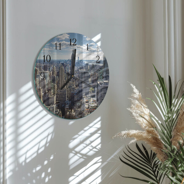 Round wall clock City