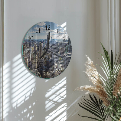 Round wall clock City