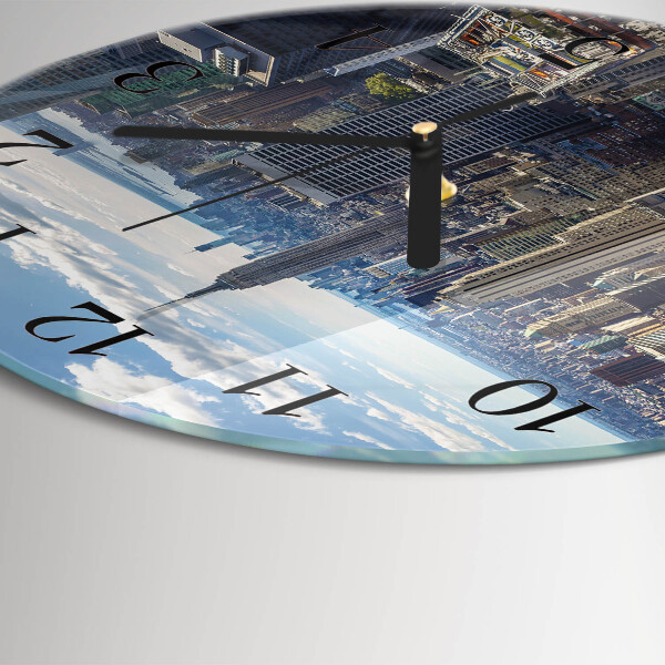 Round wall clock City