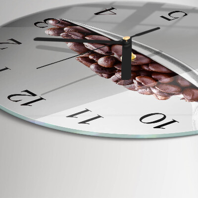 Round wall clock A Spoon of Coffee
