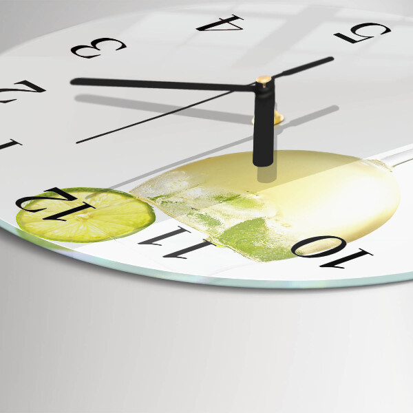 Round wall clock Calcium carbonate