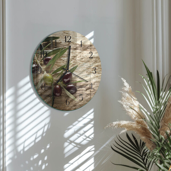 Round wall clock Olives