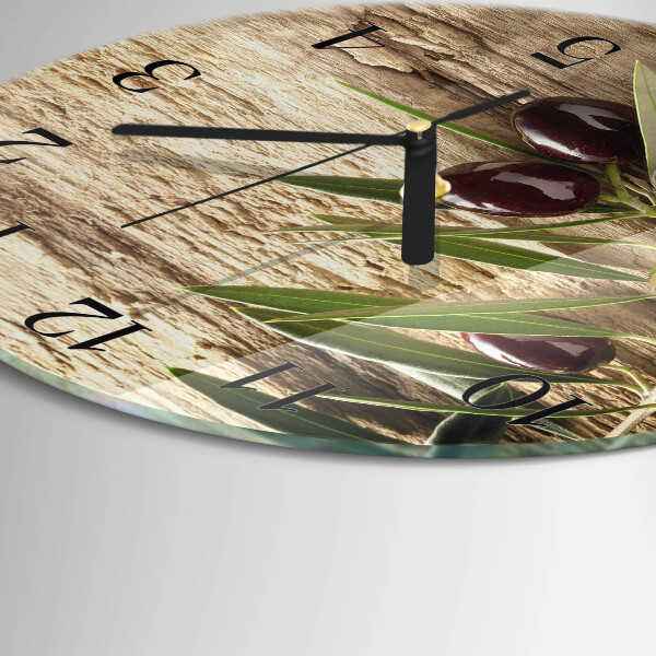Round wall clock Olives