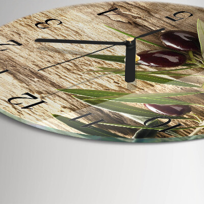 Round wall clock Olives
