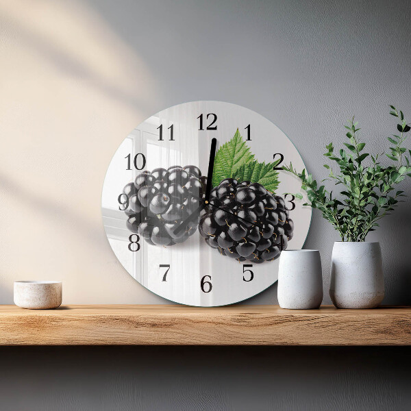 Round wall clock Blackberries
