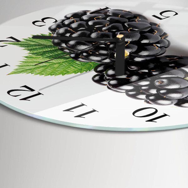 Round wall clock Blackberries