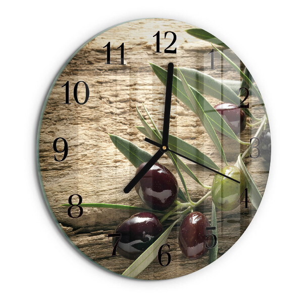 Round wall clock Olives