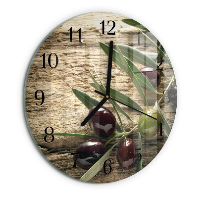 Round wall clock Olives