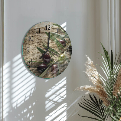 Round wall clock Olives