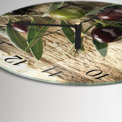 Round wall clock Olives