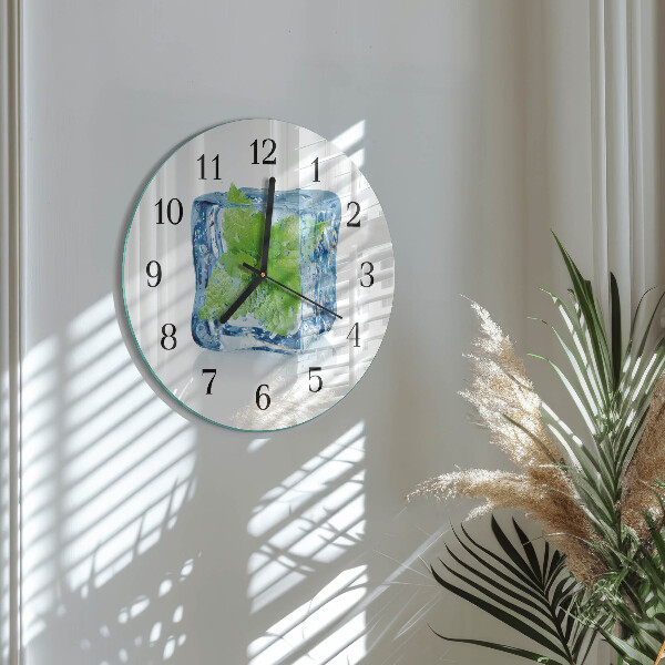 Round wall clock Ice Mint