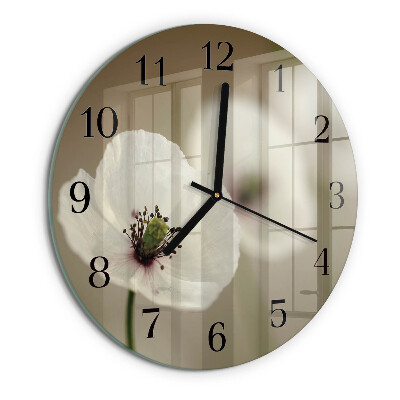 Round wall clock Poppy