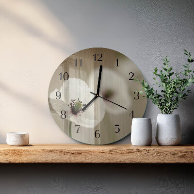 Round wall clock Poppy
