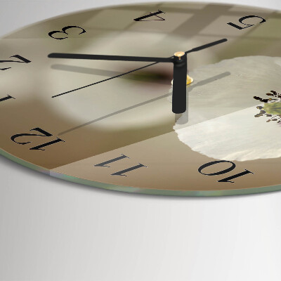 Round wall clock Poppy