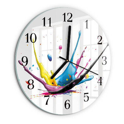 Round wall clock Color