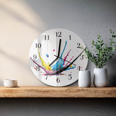 Round wall clock Color