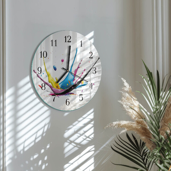 Round wall clock Color