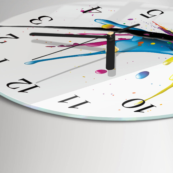Round wall clock Color