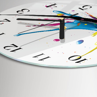 Round wall clock Color