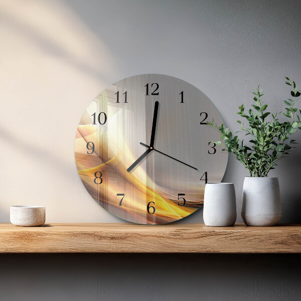 Round wall clock Abstraction