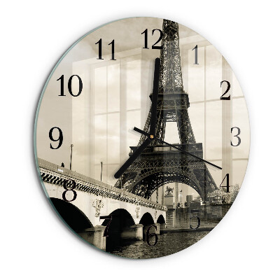 Round wall clock Paris