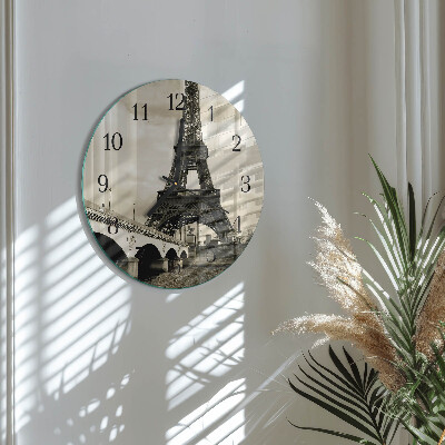 Round wall clock Paris