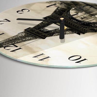 Round wall clock Paris