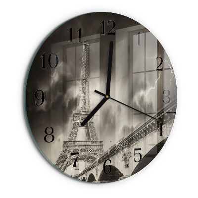 Round wall clock Paris