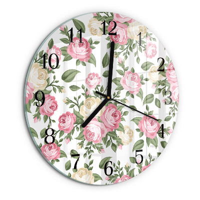 Round wall clock Background