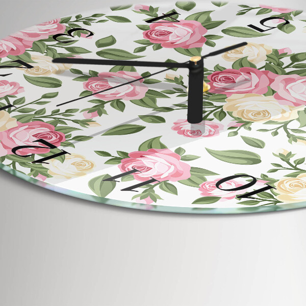 Round wall clock Background