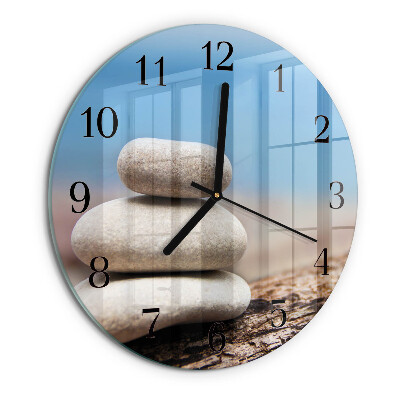 Round wall clock Stones
