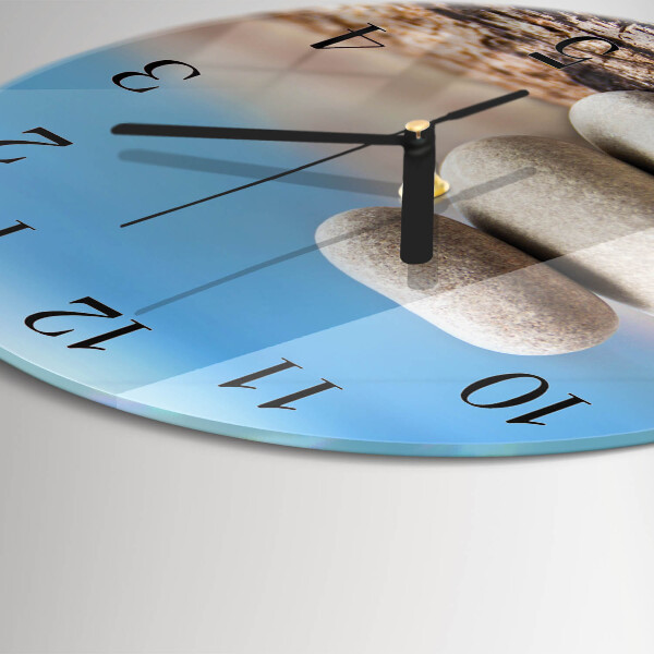 Round wall clock Stones
