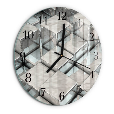Round wall clock Dice