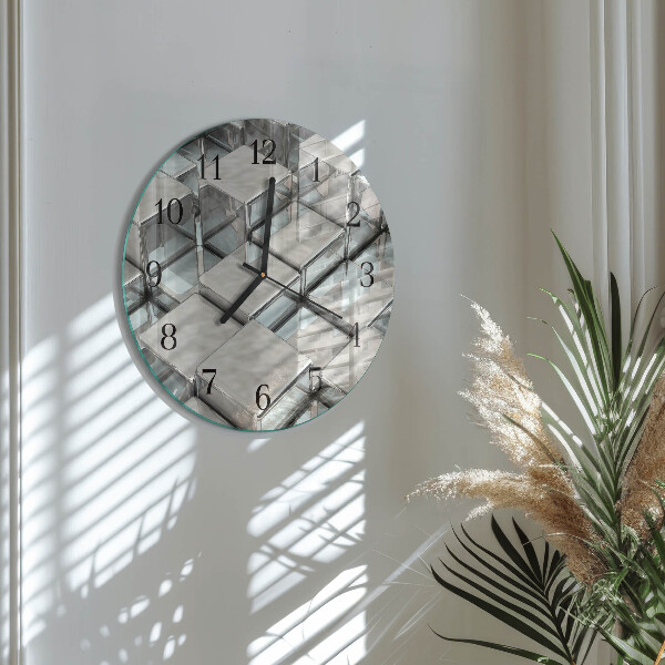 Round wall clock Dice