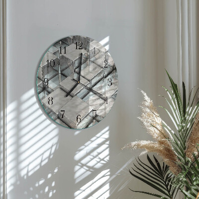 Round wall clock Dice