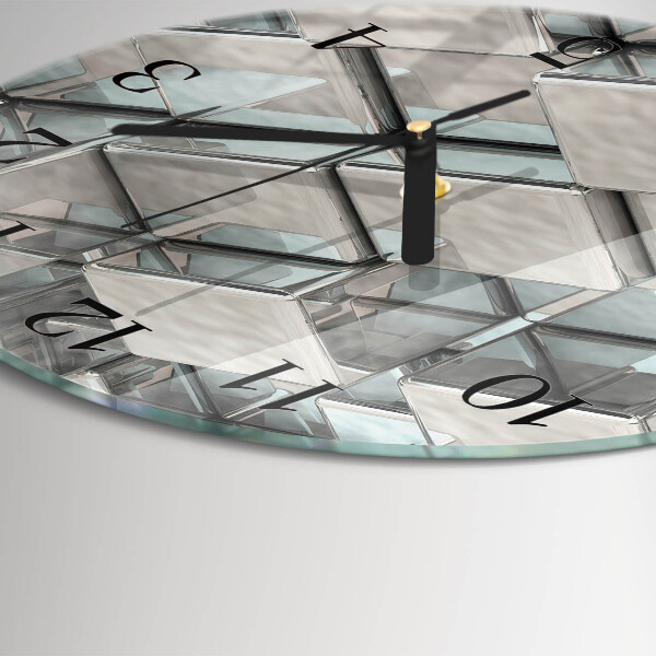 Round wall clock Dice