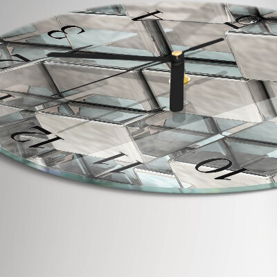 Round wall clock Dice