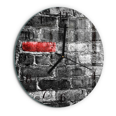Round wall clock Brick
