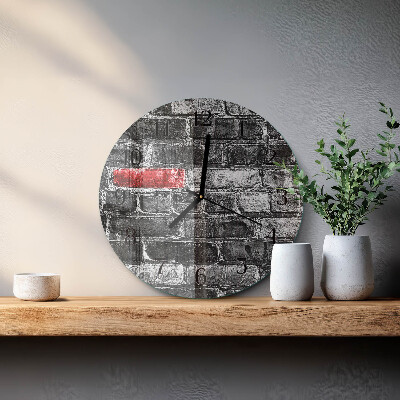 Round wall clock Brick